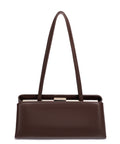 Vintage Rectangular Frame Clasp Baguette Shoulder Handbag