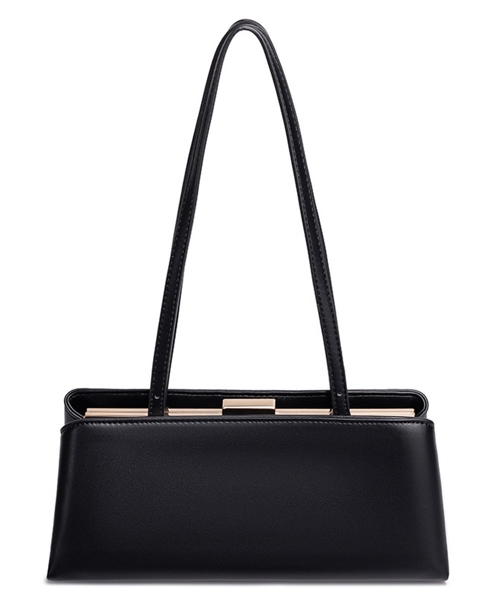 Vintage Rectangular Frame Clasp Baguette Shoulder Handbag